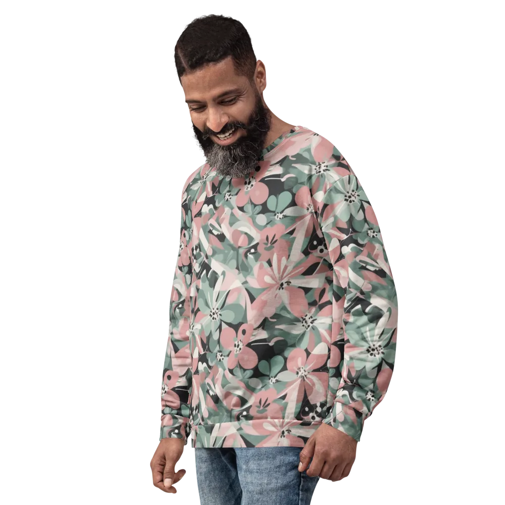Petal Mirage on Sweatshirt — Left Front