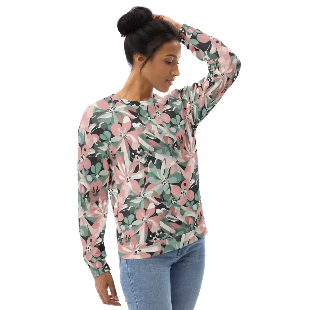 Petal Mirage on Sweatshirt — Right Front