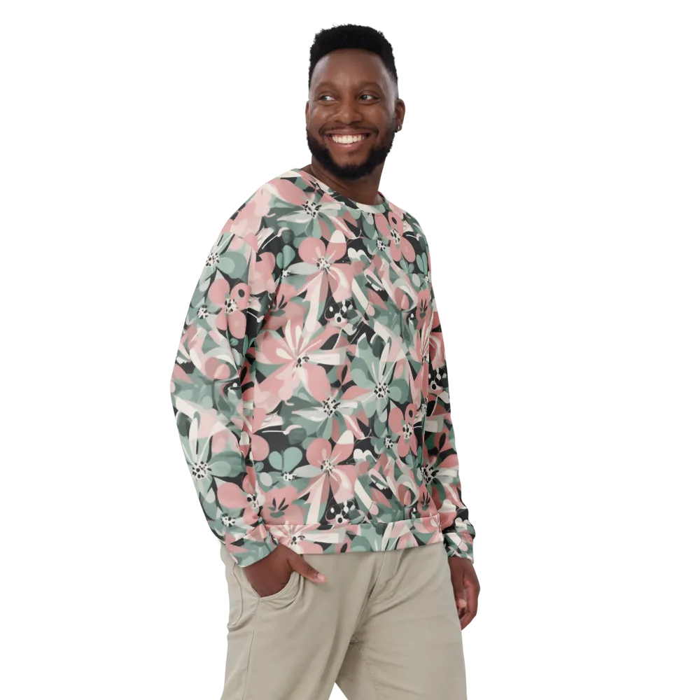 Petal Mirage on Sweatshirt — Front