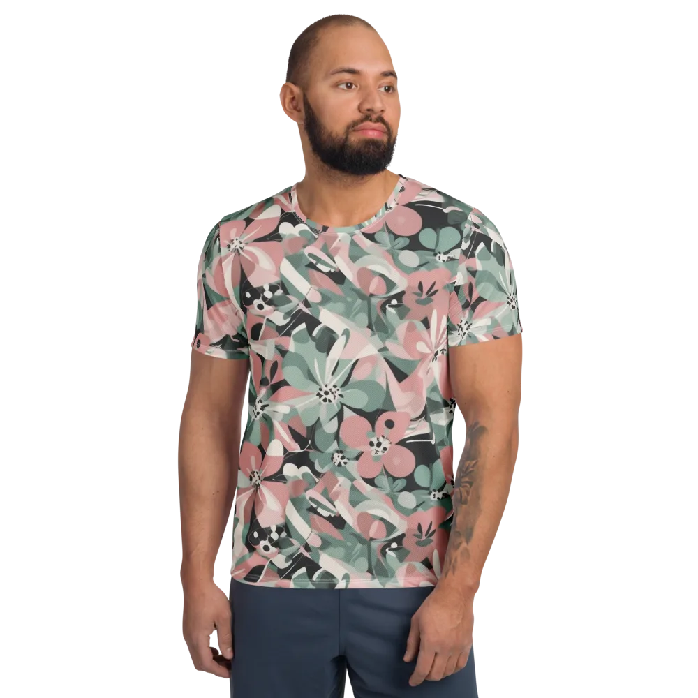 Petal Mirage on Men's Athletic T-Shirt — Front