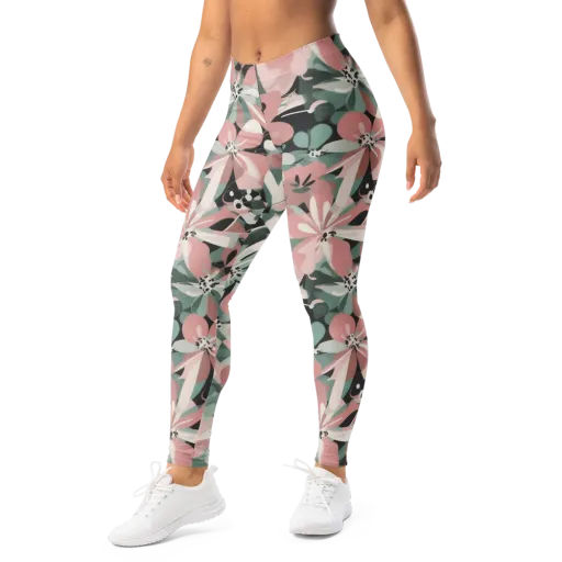 Petal Mirage on a Leggings