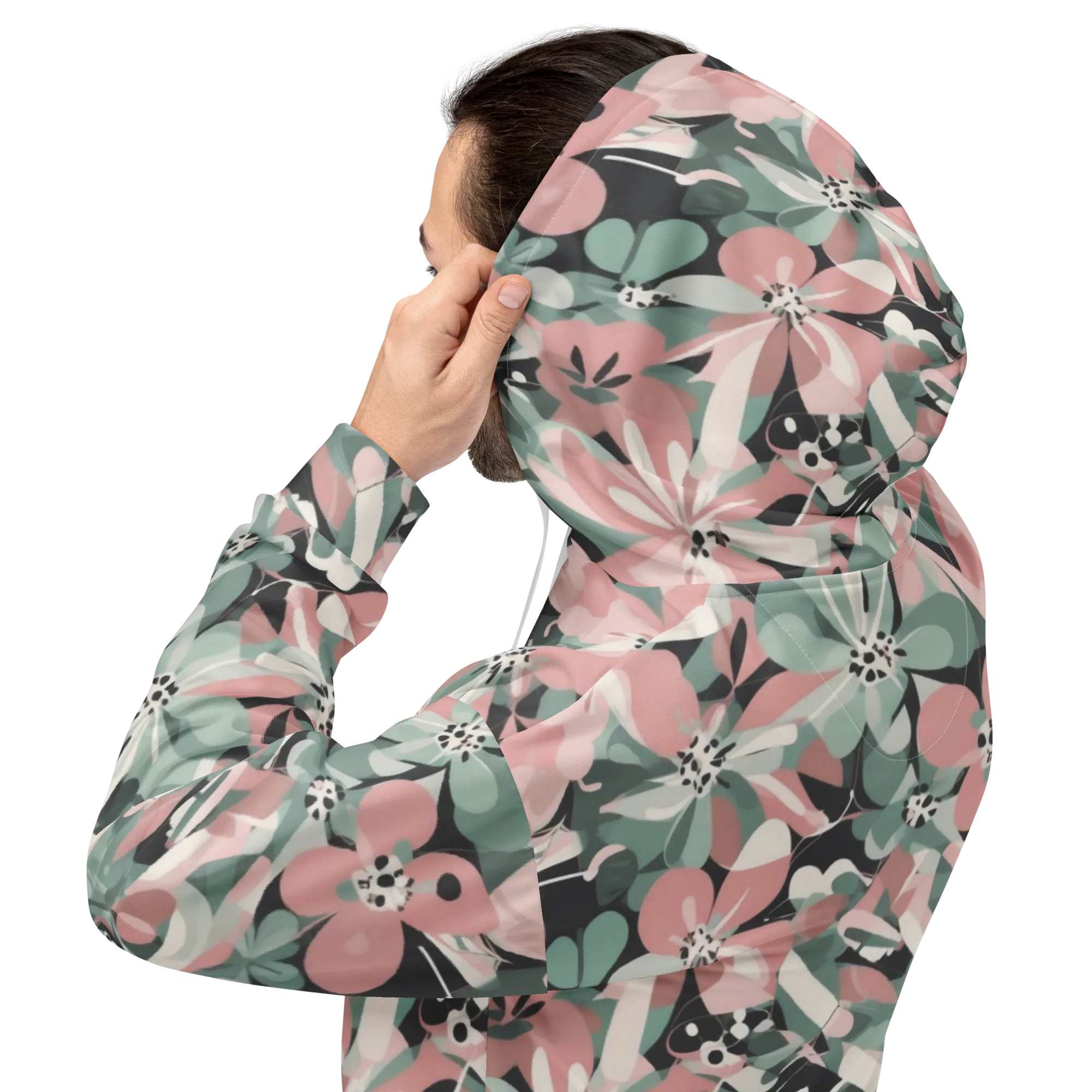 Petal Mirage on Hoodie — Back