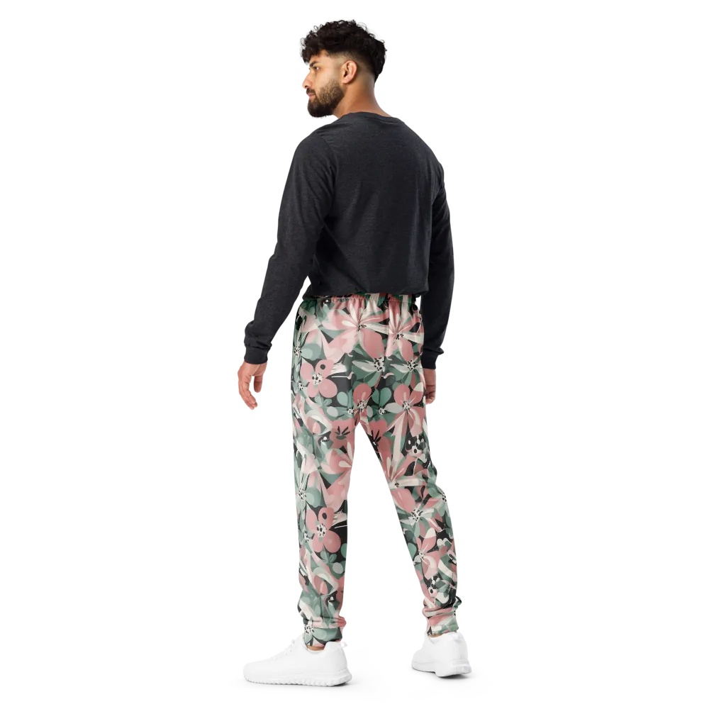 Petal Mirage on Men's Joggers — Back