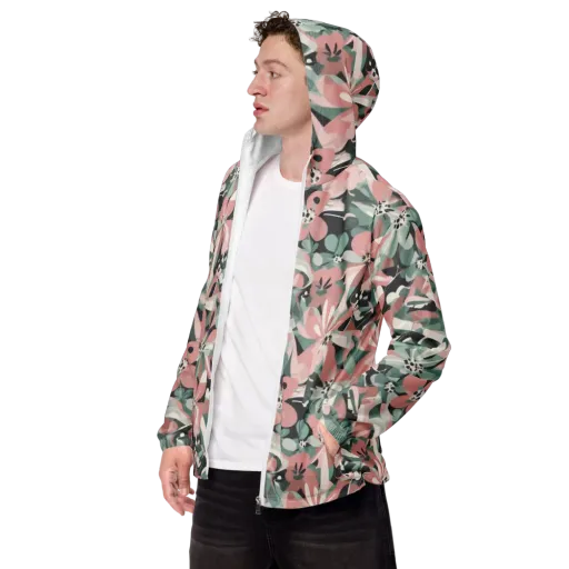 Petal Mirage on a Men's Windbreaker