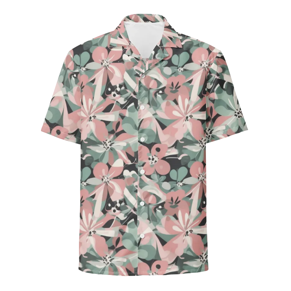 Petal Mirage on Button Shirt — Front