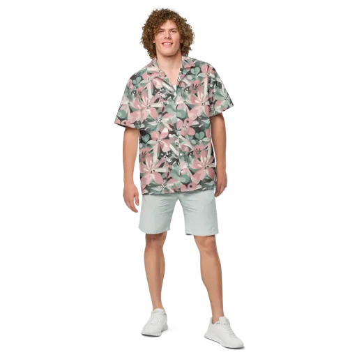Petal Mirage on a Button Shirt