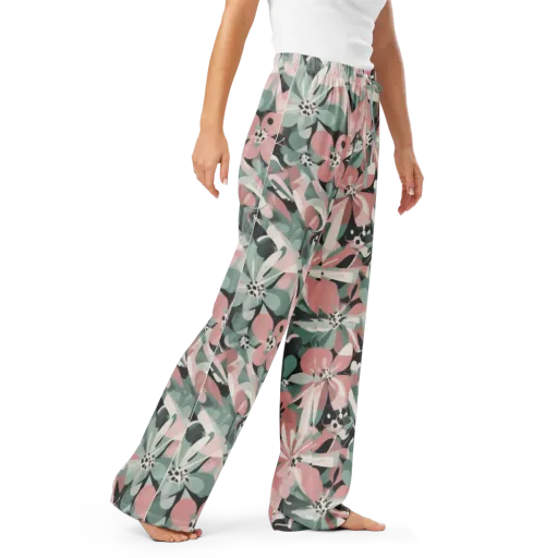 Petal Mirage on a Women's Pajama Pants
