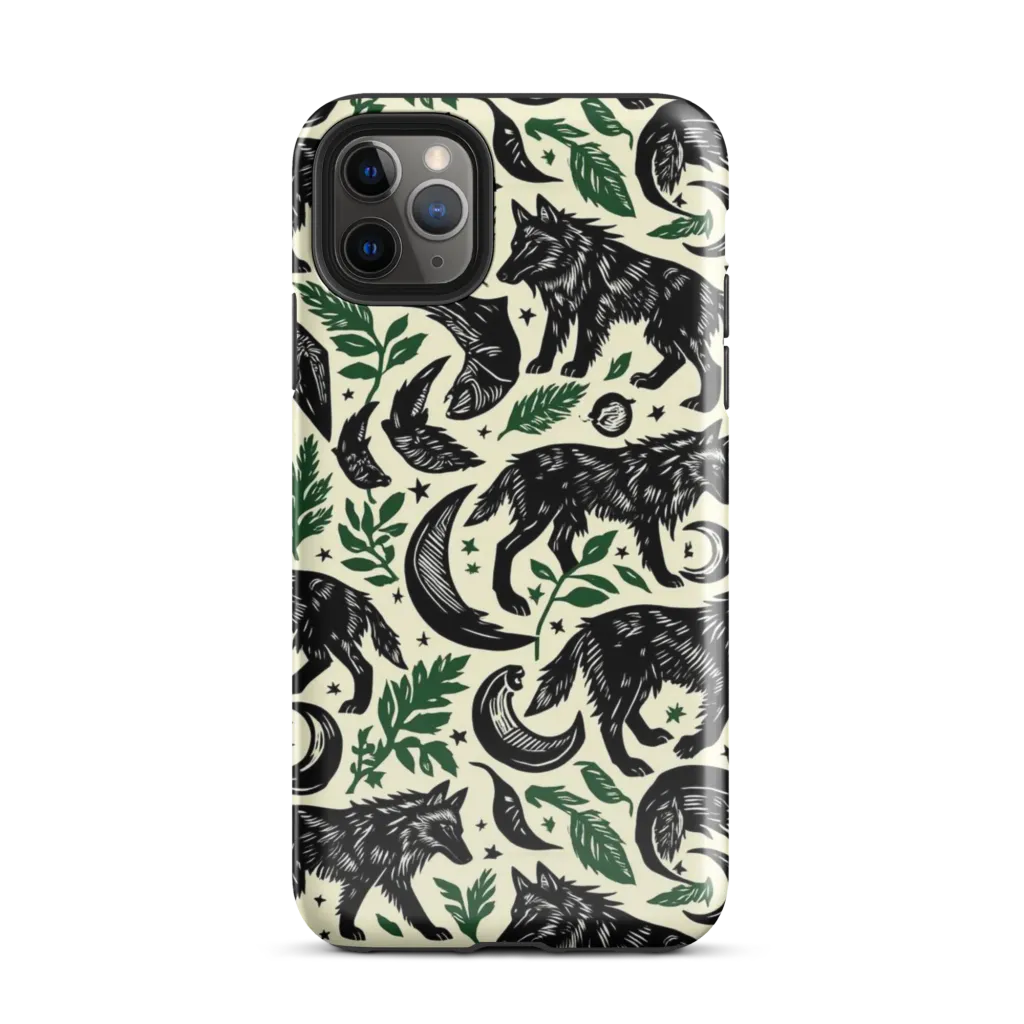 Midnight Foxglove on Tough Case for iPhone® — Front