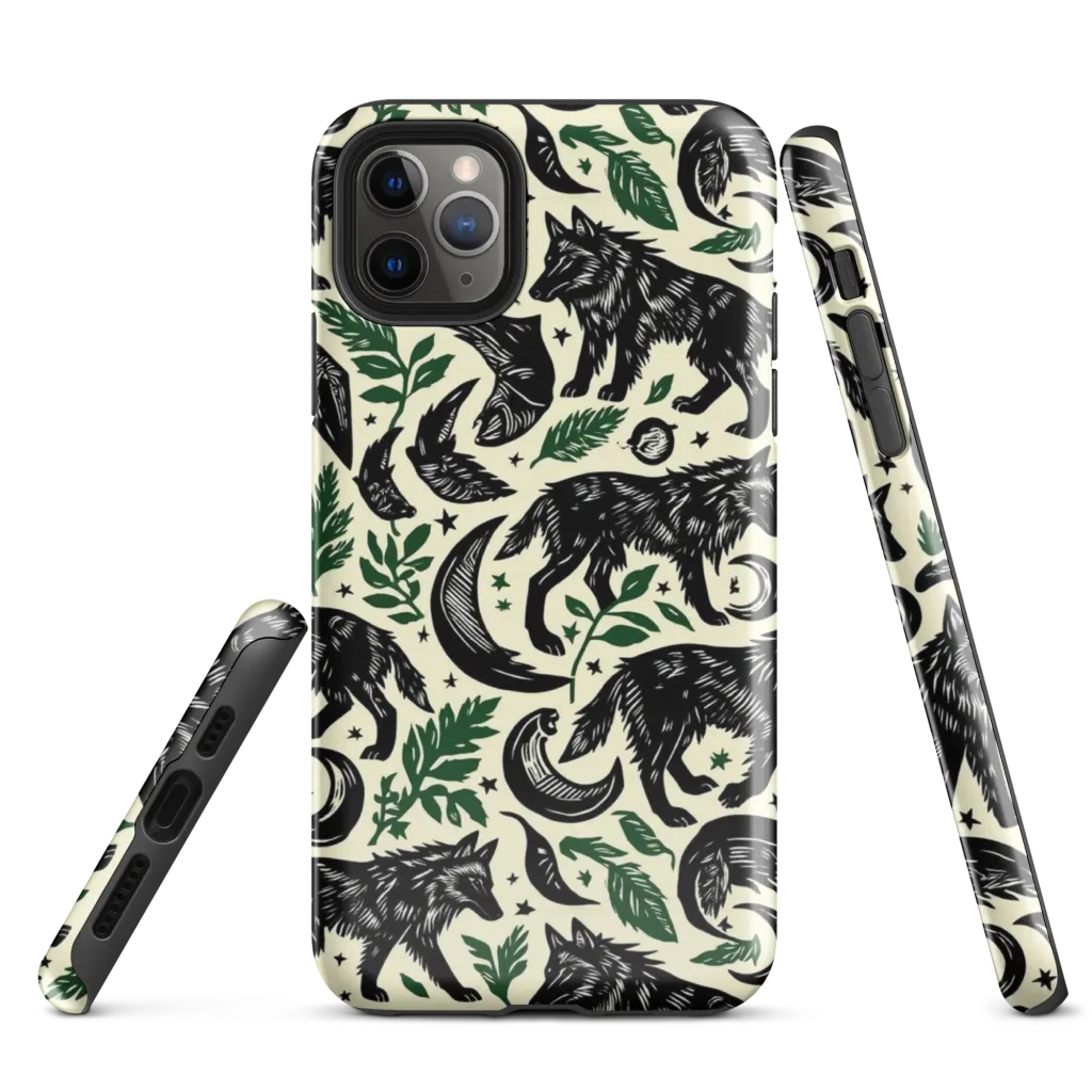 Midnight Foxglove on Tough Case for iPhone® — Front