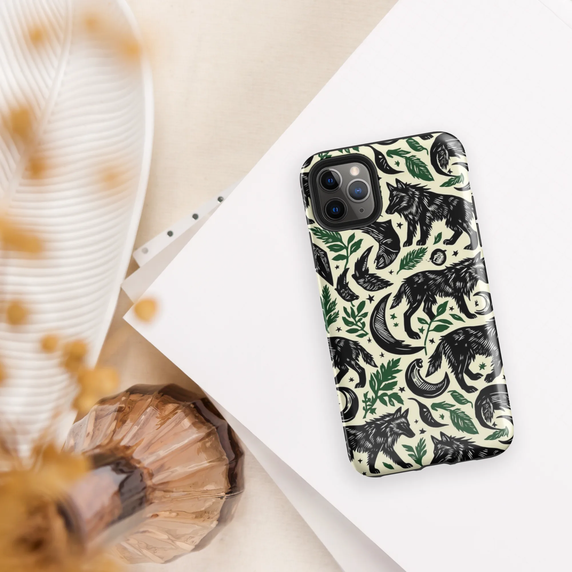 Midnight Foxglove on Tough Case for iPhone® — Front