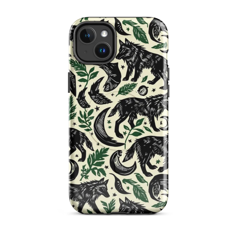 Midnight Foxglove on MagSafe Tough Case for iPhone® — Front