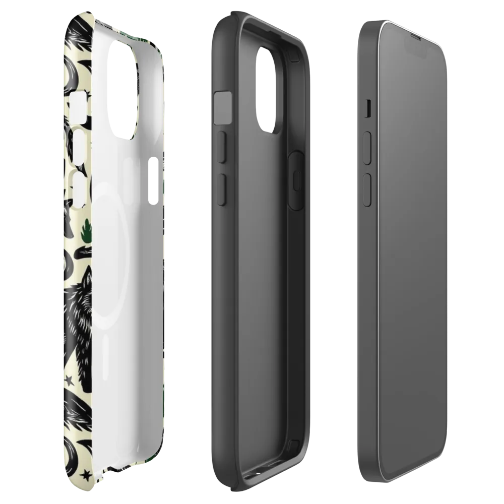 Midnight Foxglove on MagSafe Tough Case for iPhone® — Front