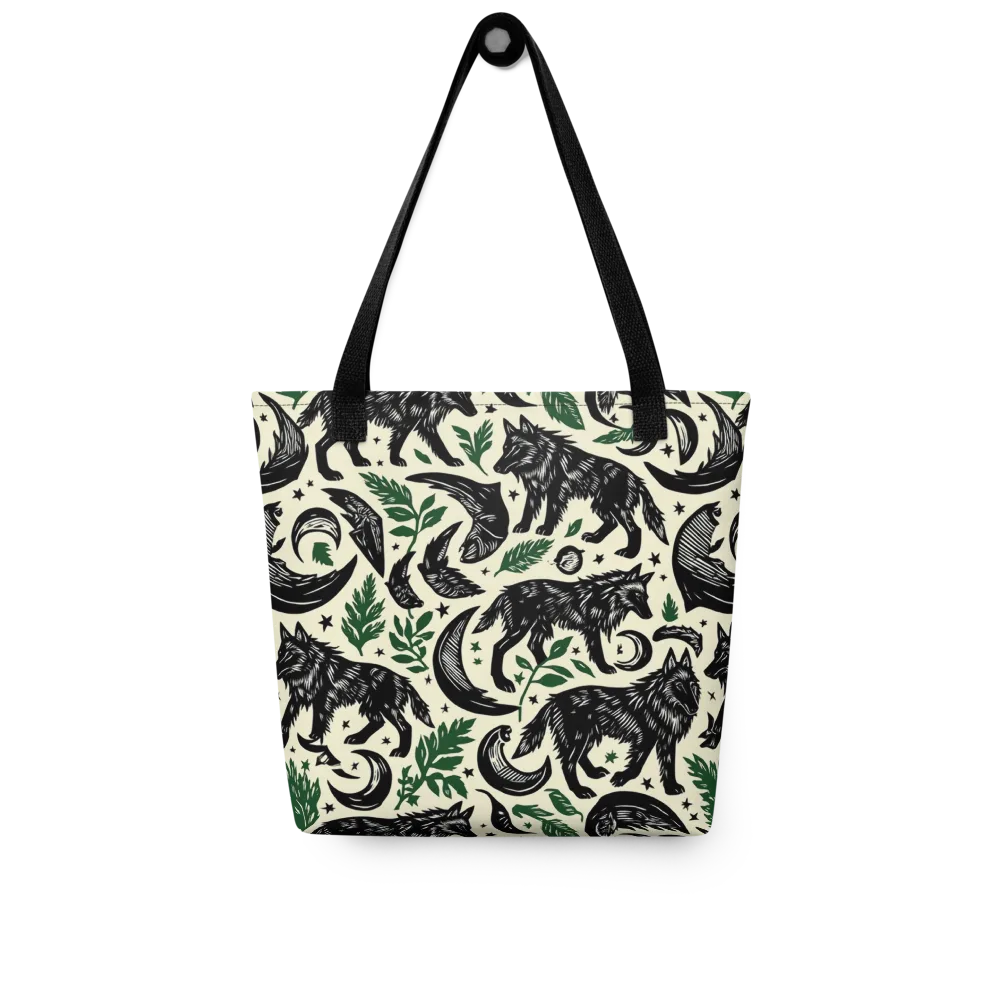 Midnight Foxglove on Tote Bag — Front
