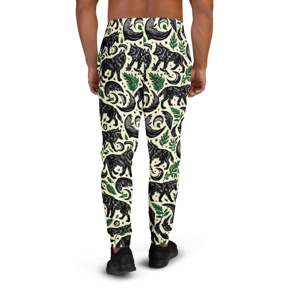 Midnight Foxglove on Men's Joggers — Back