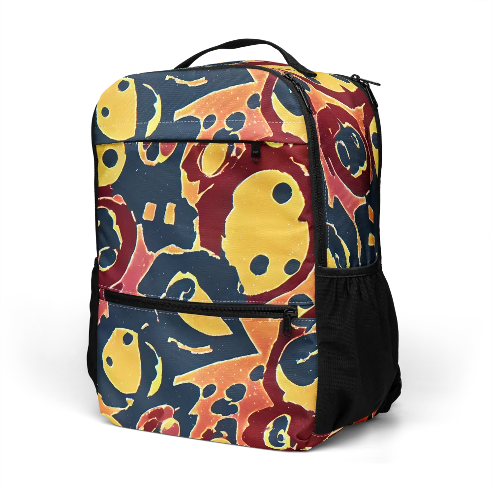 Sunset Silhouette on Utility Backpack — Left Front