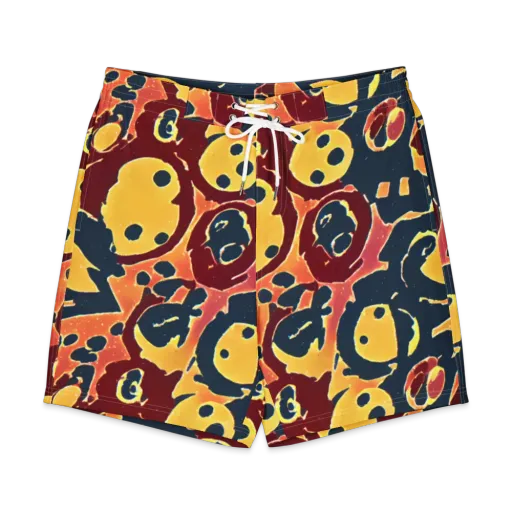 Sunset Silhouette on a Men's Board Shorts