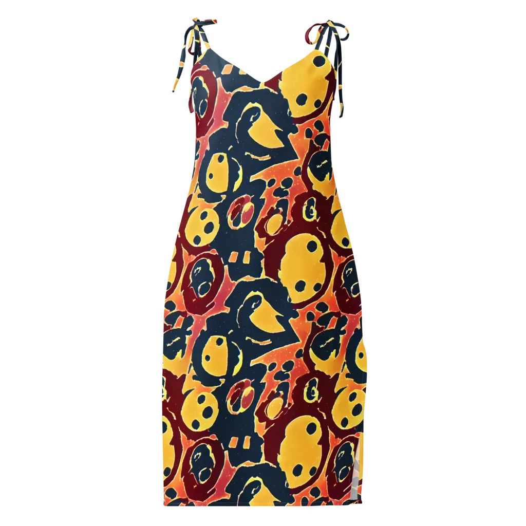 Sunset Silhouette on Slip Dress — Front