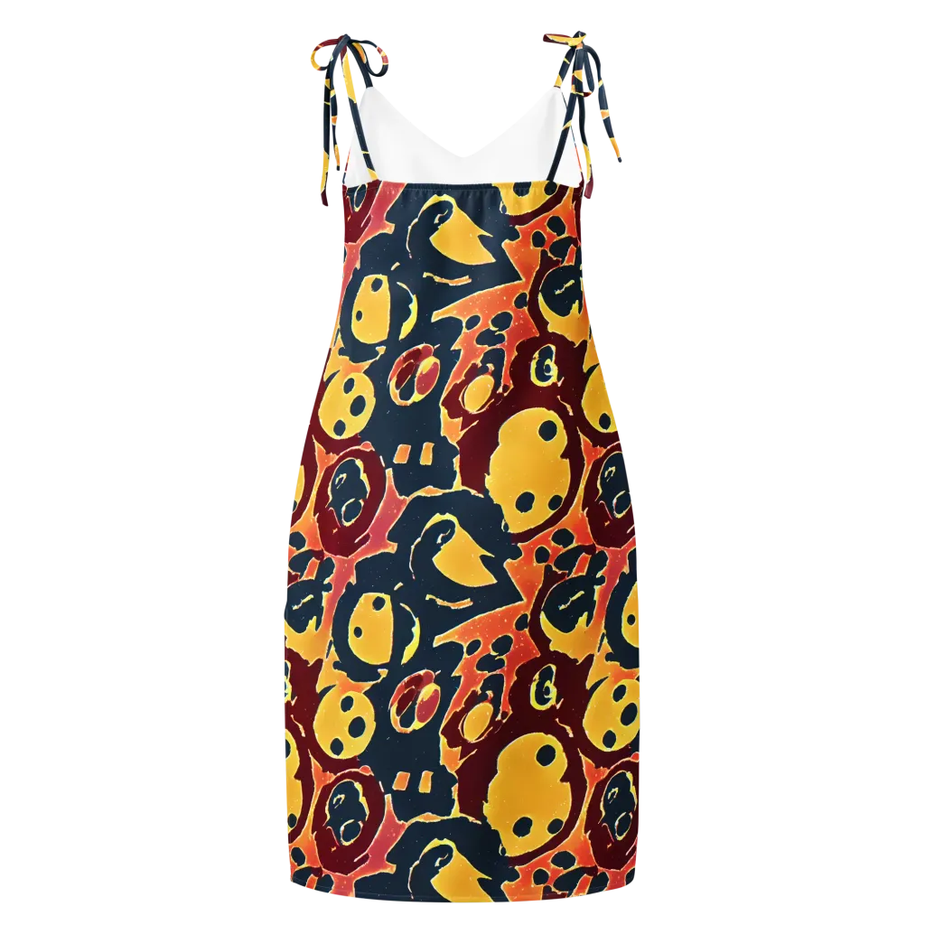 Sunset Silhouette on Slip Dress — Back
