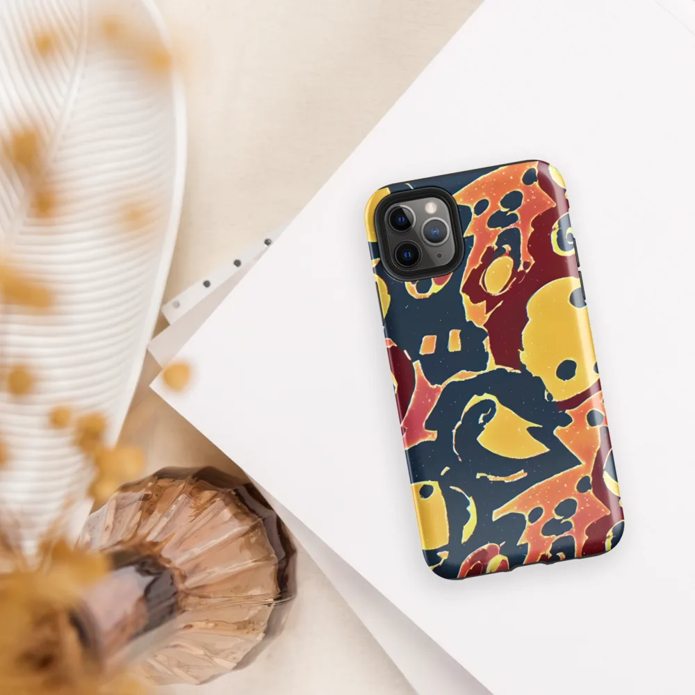 Sunset Silhouette on Tough Case for iPhone® — Front