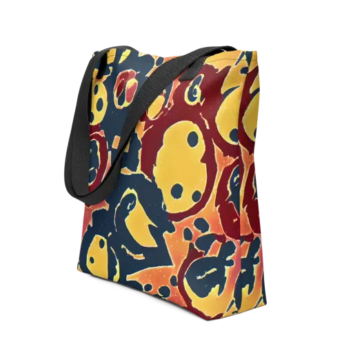 Sunset Silhouette on a Tote Bag