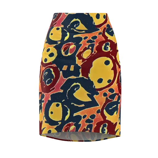 Sunset Silhouette on a Pencil Skirt