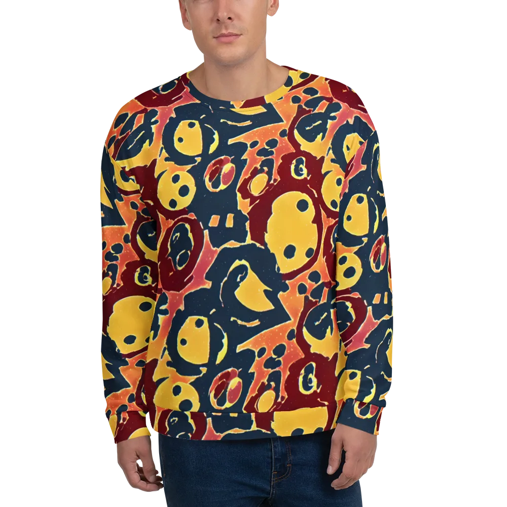 Sunset Silhouette on Sweatshirt — Front