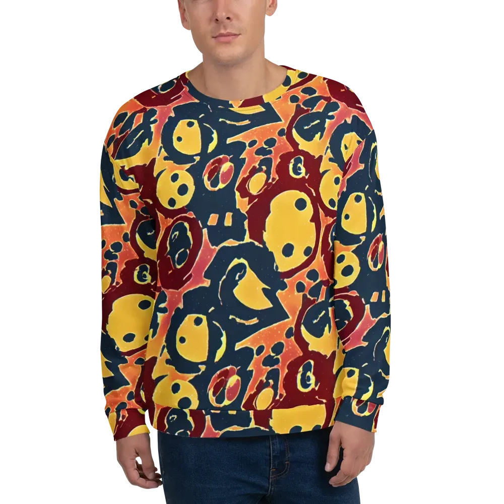 Sunset Silhouette on Sweatshirt — Front