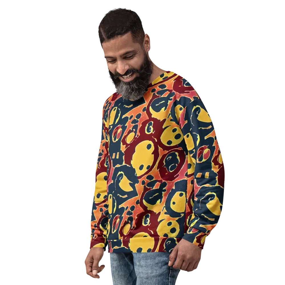 Sunset Silhouette on Sweatshirt — Left Front