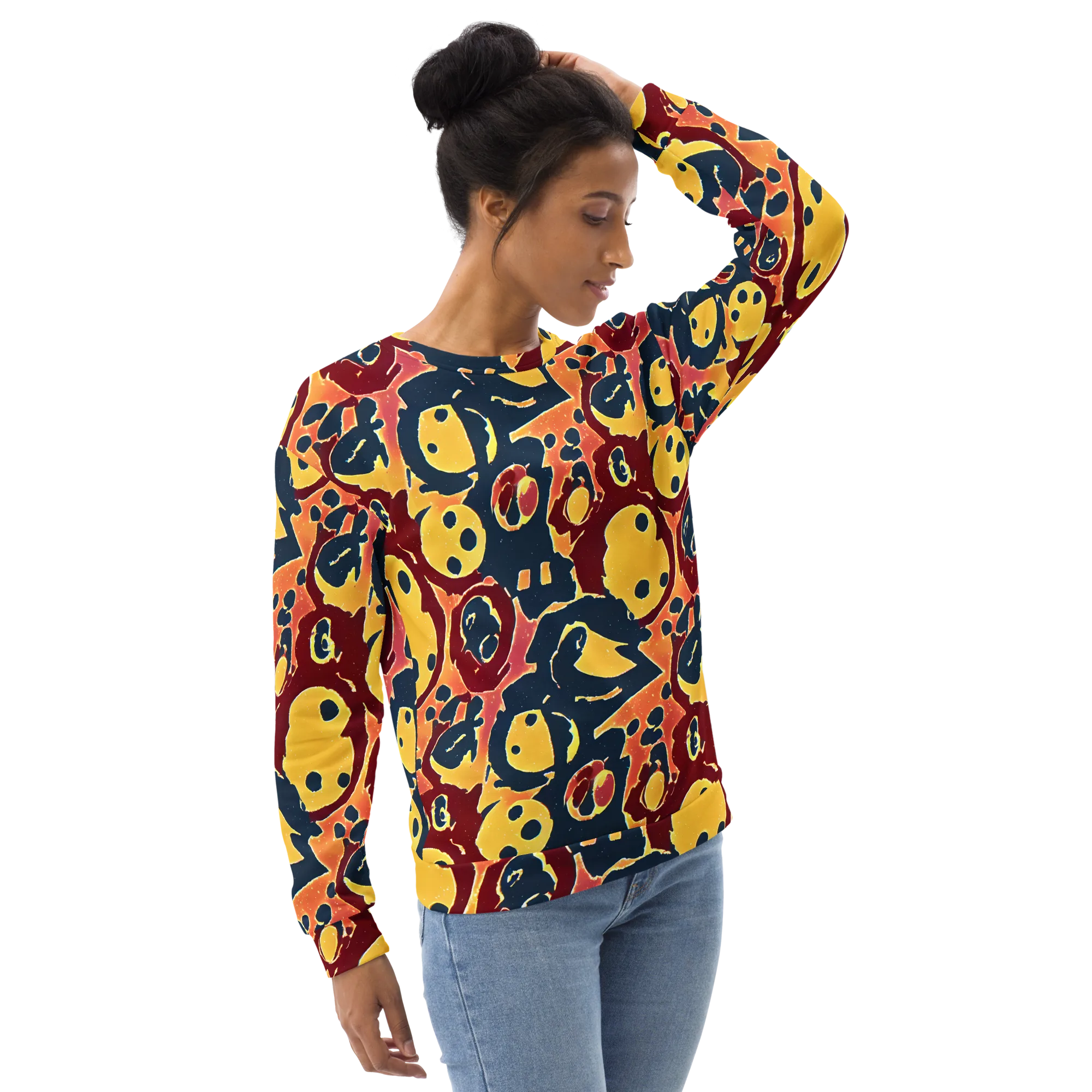 Sunset Silhouette on Sweatshirt — Right Front