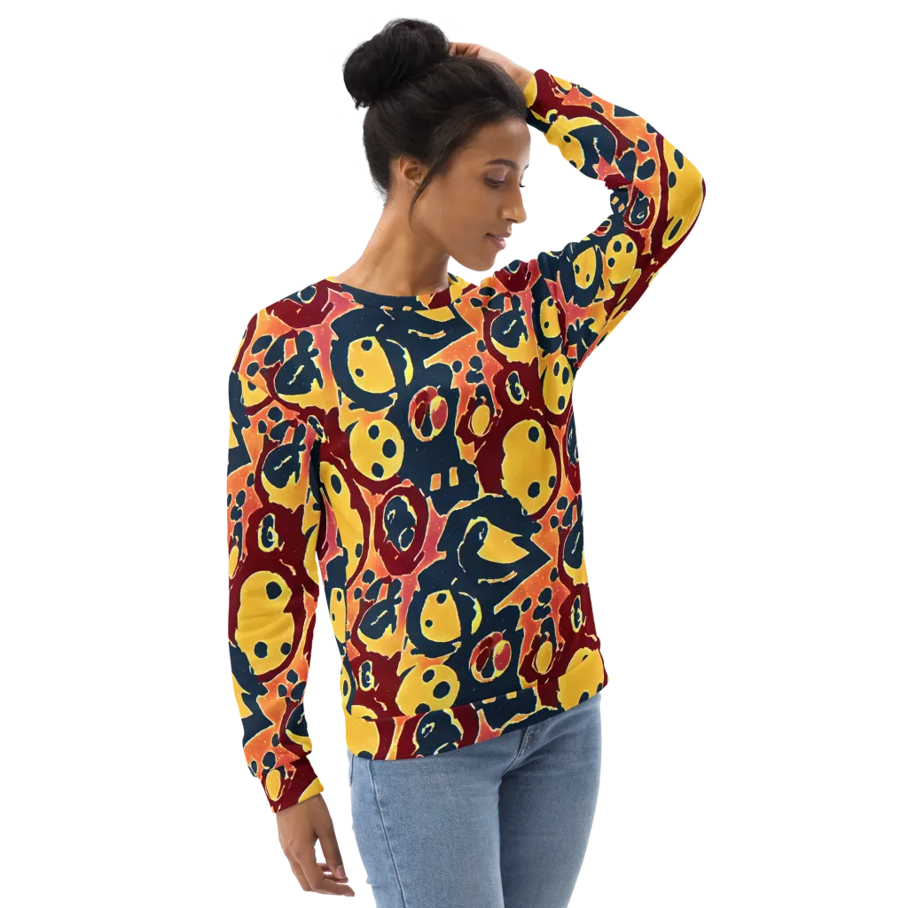 Sunset Silhouette on Sweatshirt — Right Front