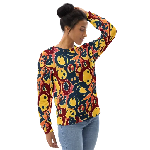 Sunset Silhouette on a Sweatshirt