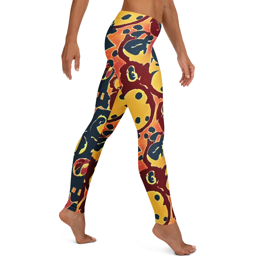 Sunset Silhouette on Leggings — Right
