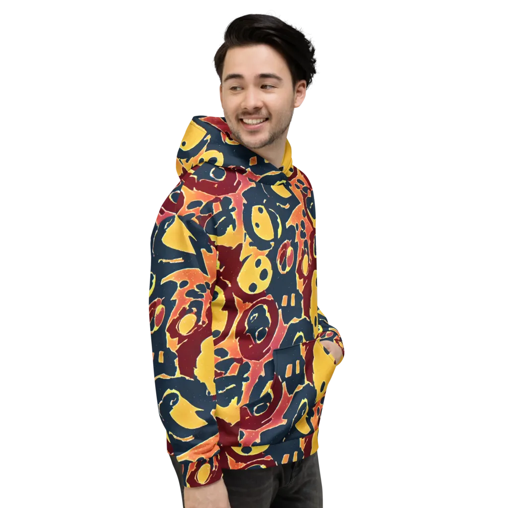 Sunset Silhouette on Hoodie — Right