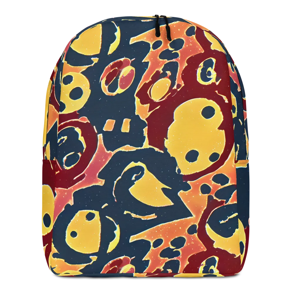 Sunset Silhouette on Minimalist Backpack — Front