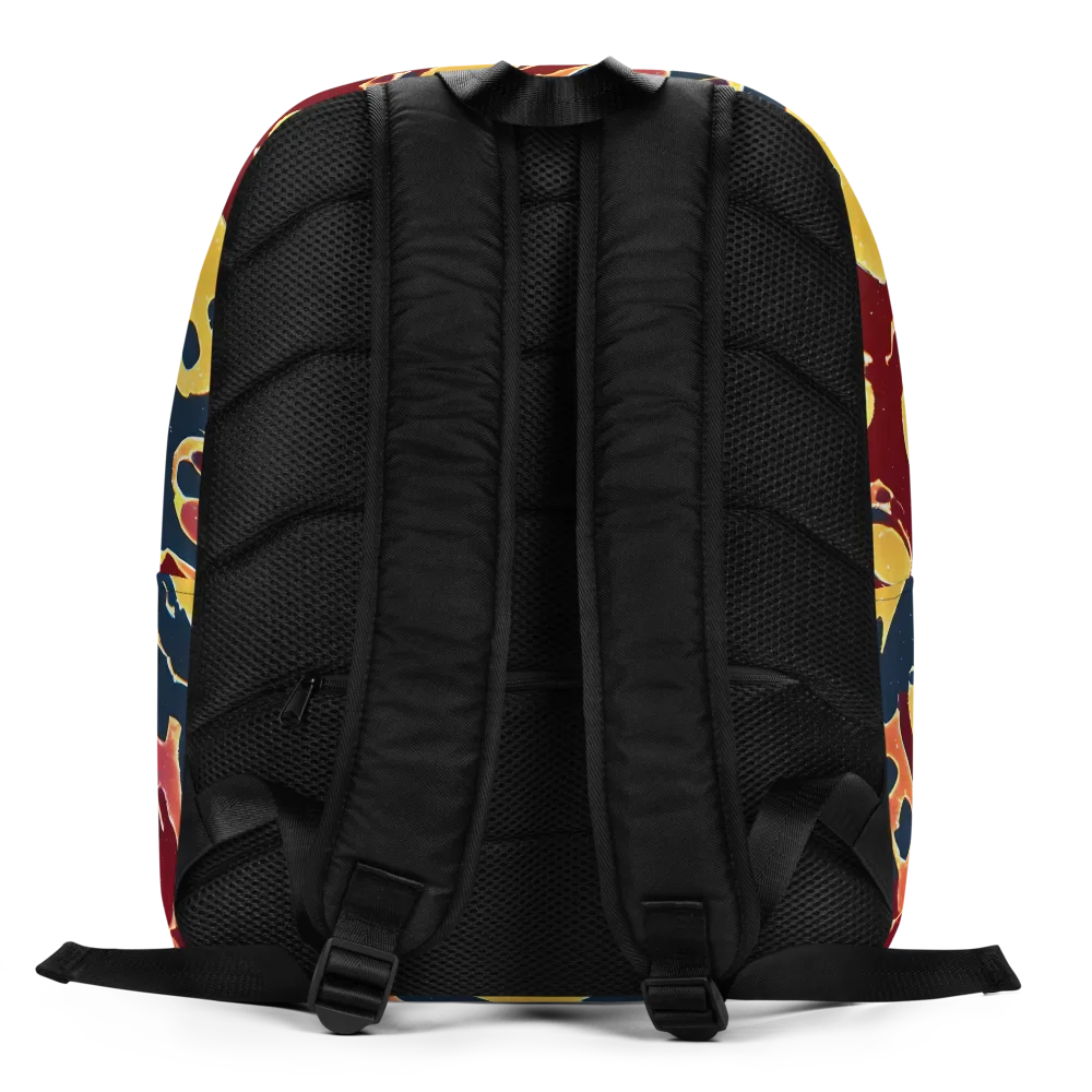 Sunset Silhouette on Minimalist Backpack — Back