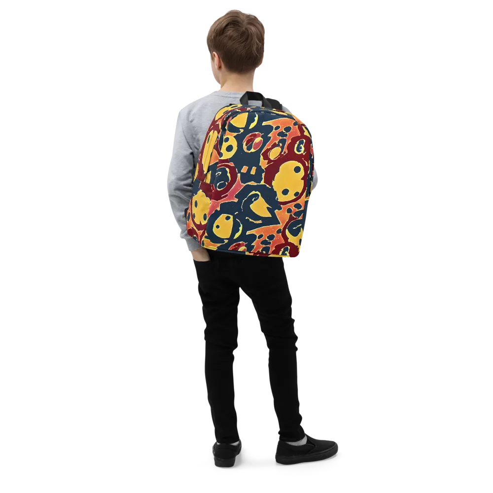 Sunset Silhouette on Minimalist Backpack — Right Front