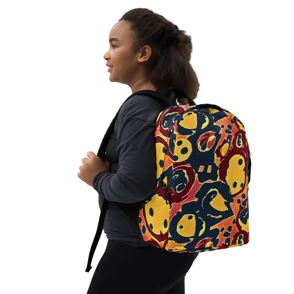 Sunset Silhouette on Minimalist Backpack — Right Front