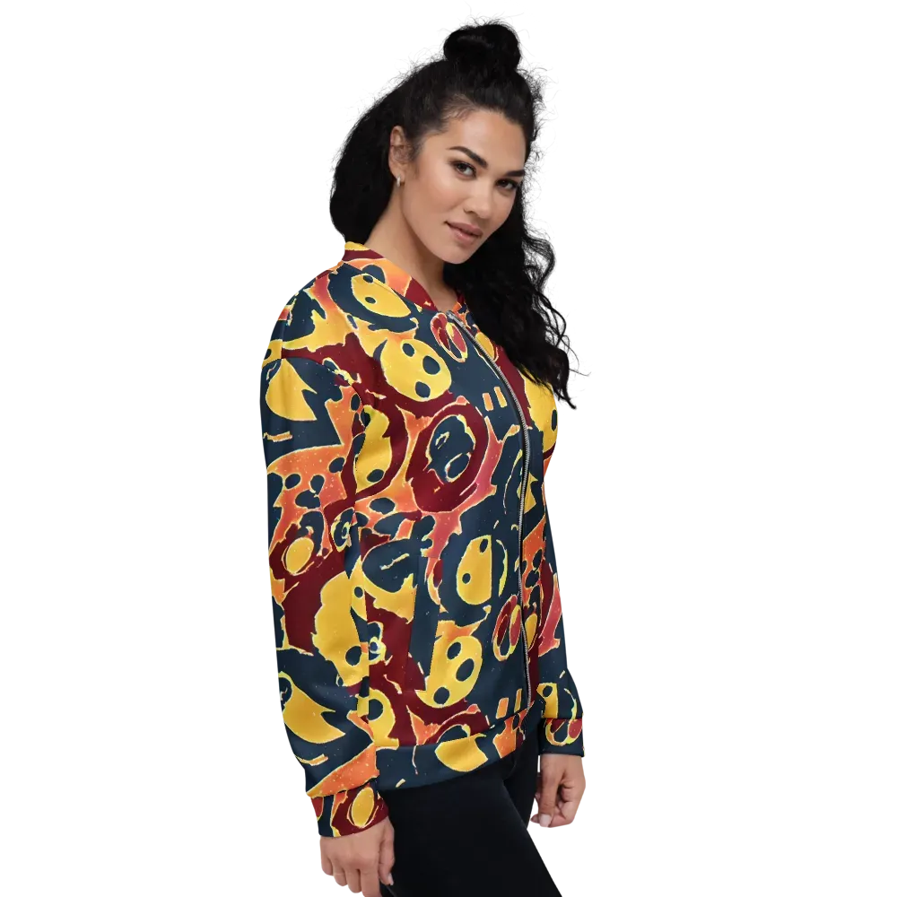 Sunset Silhouette on Bomber Jacket — Right