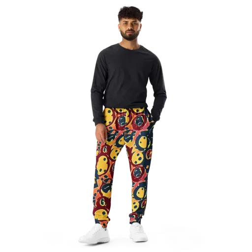 Sunset Silhouette on a Men's Joggers