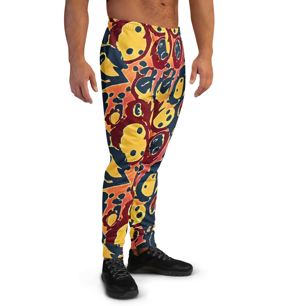 Sunset Silhouette on Men's Joggers — Right