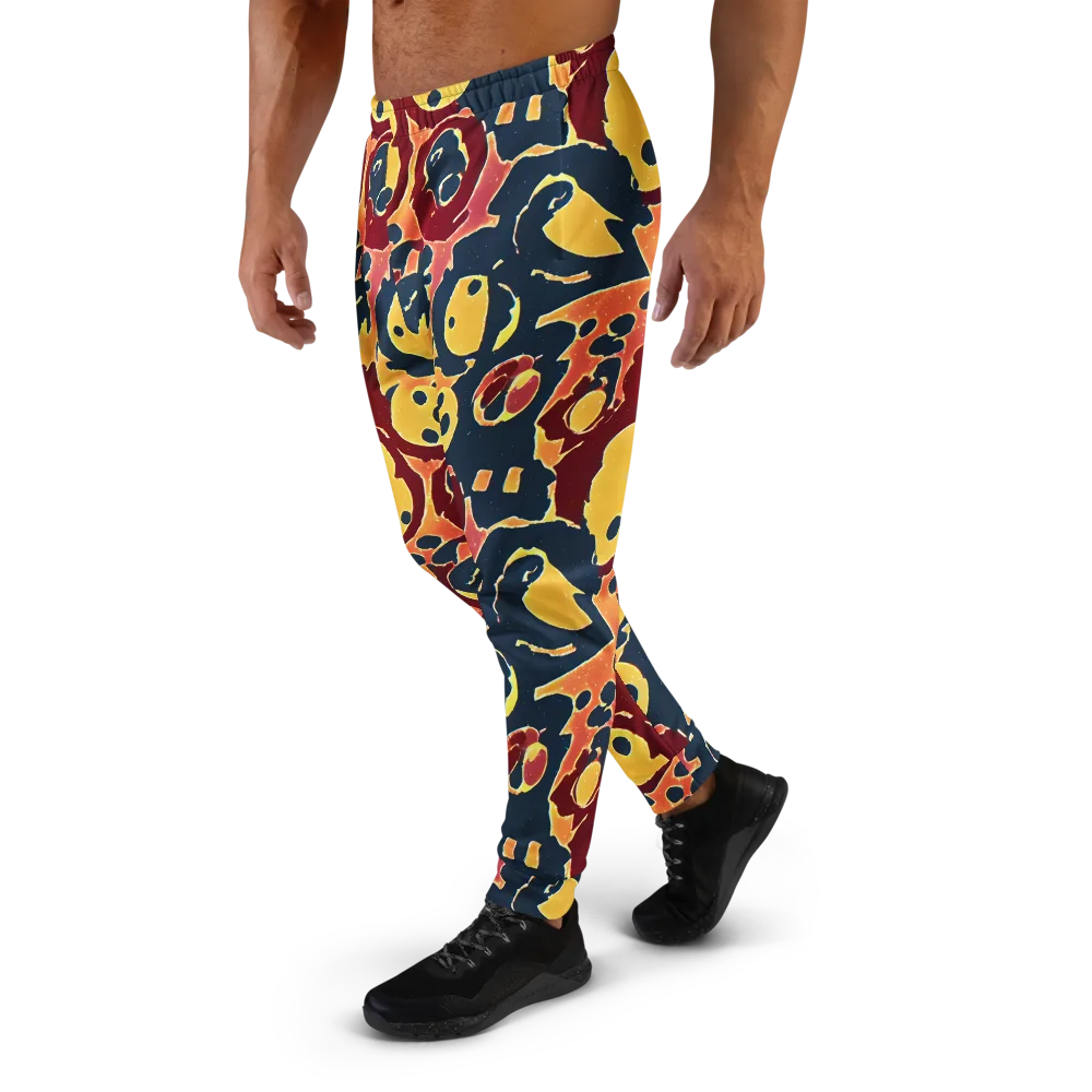 Sunset Silhouette on Men's Joggers — Left