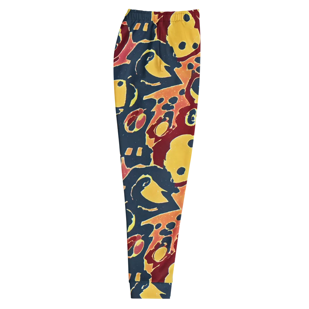 Sunset Silhouette on Men's Joggers — Right
