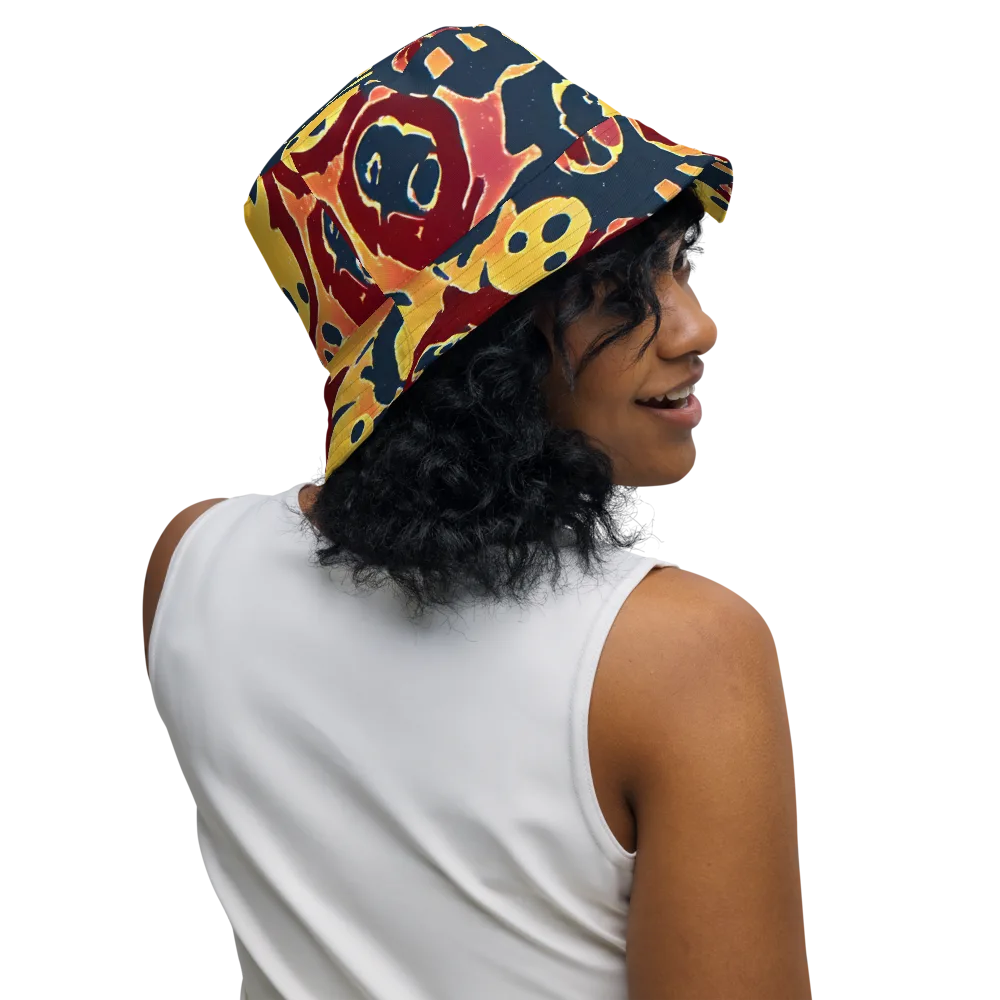 Sunset Silhouette on Reversible Bucket Hat — Right Outside