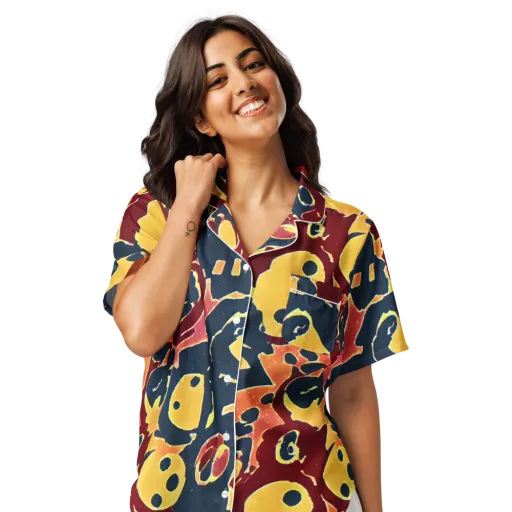 Sunset Silhouette on a Women's Short Sleeve Pajama Top