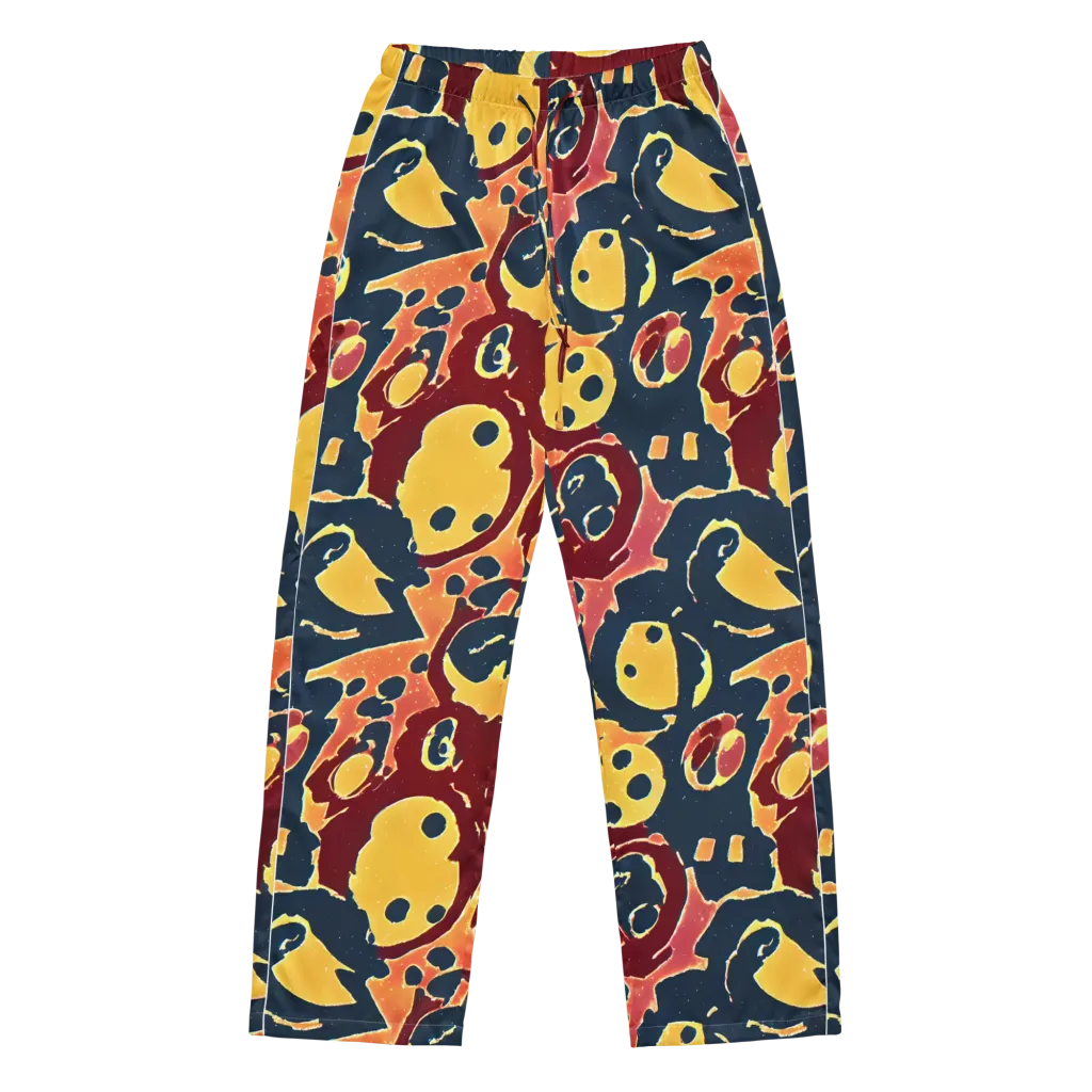 Sunset Silhouette on Women's Pajama Pants — Front
