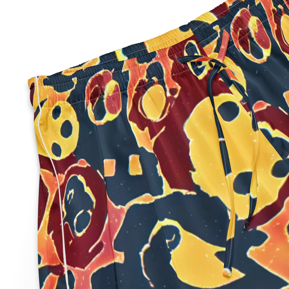 Sunset Silhouette on Women's Pajama Shorts — Product details