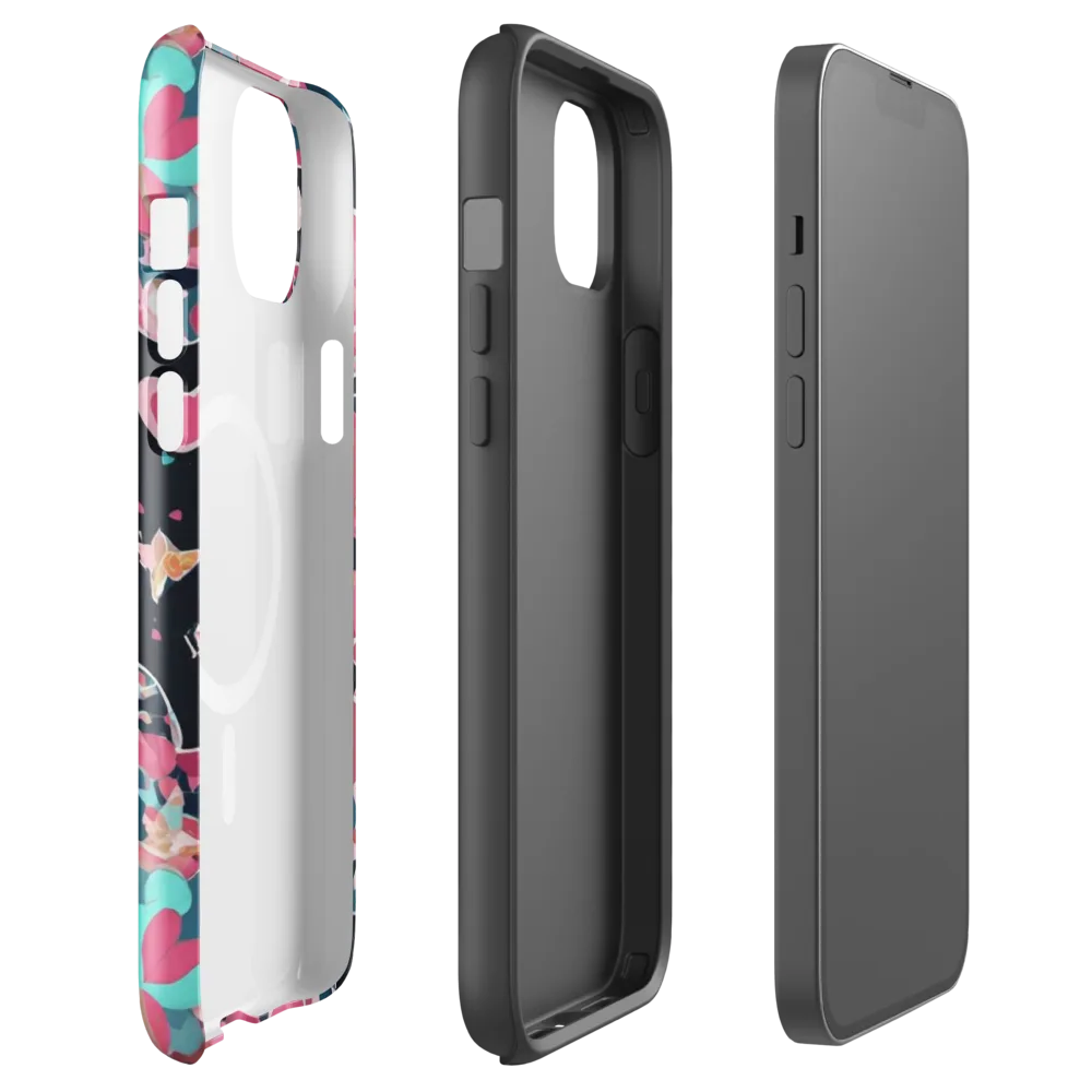 Bouquet Noir on MagSafe Tough Case for iPhone® — Front