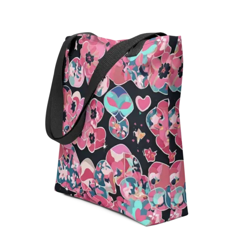 Bouquet Noir on a Tote Bag