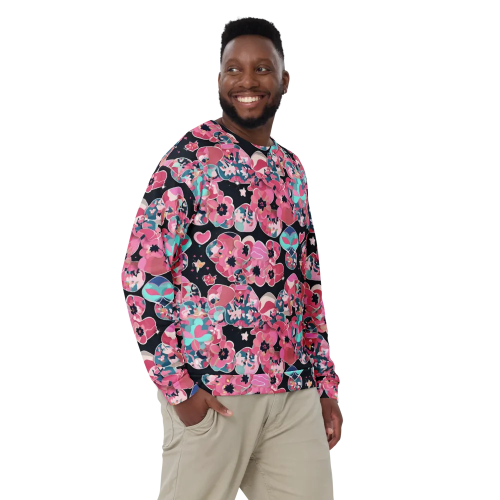 Bouquet Noir on Sweatshirt — Front