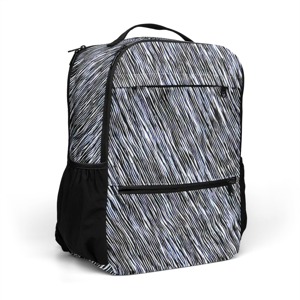Dupain Waves on Utility Backpack — Right Front